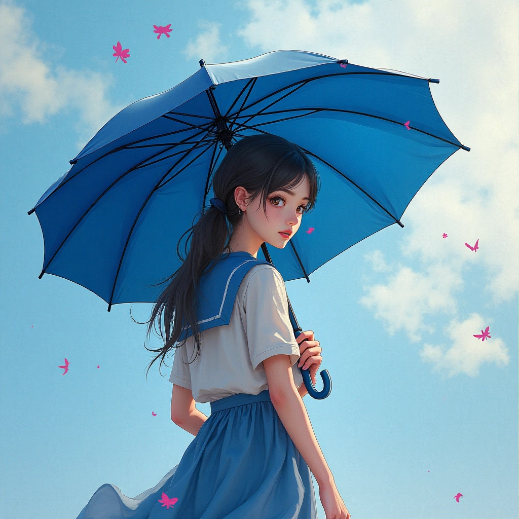 Under the Blue Umbrella